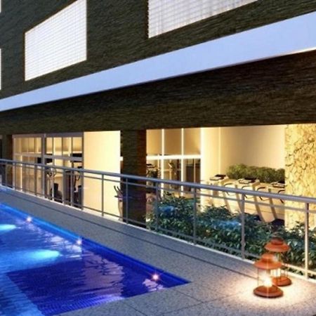 Apto Top Com Vista Pro Mar Em Condominio Completo Em Frente A Praia! Сантос Екстериор снимка