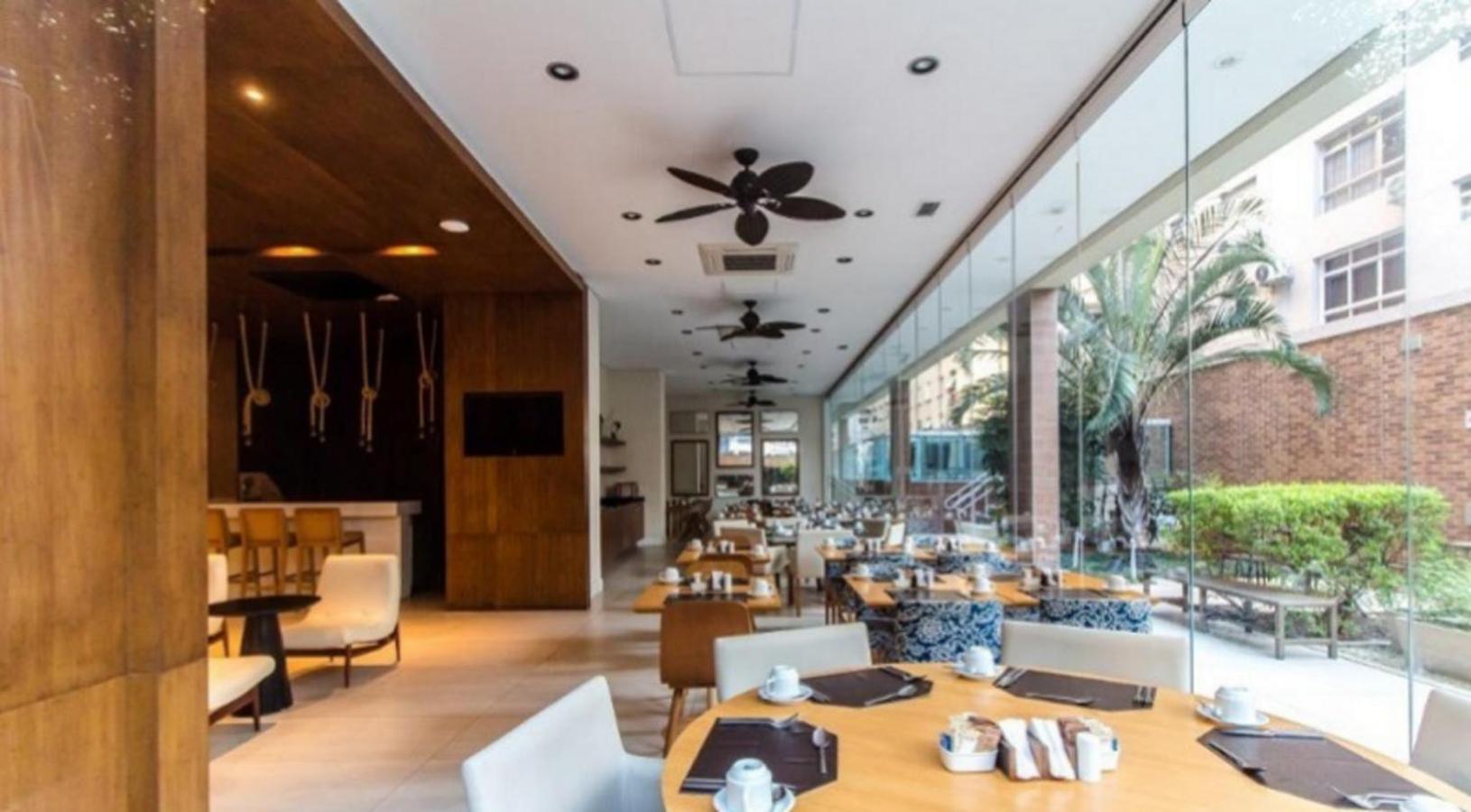 Apto Top Com Vista Pro Mar Em Condominio Completo Em Frente A Praia! Сантос Екстериор снимка