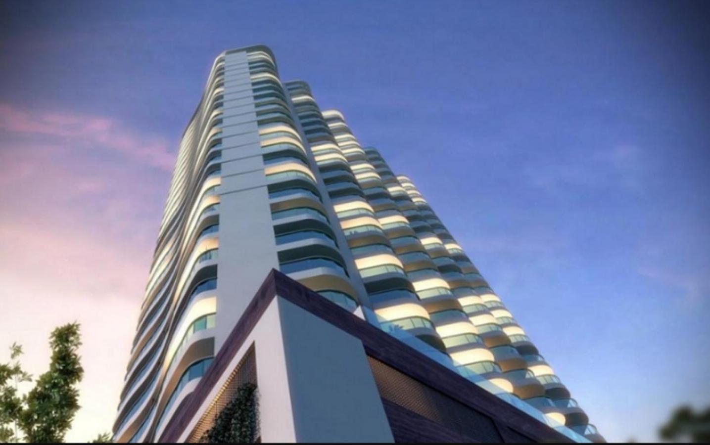 Apto Top Com Vista Pro Mar Em Condominio Completo Em Frente A Praia! Сантос Екстериор снимка
