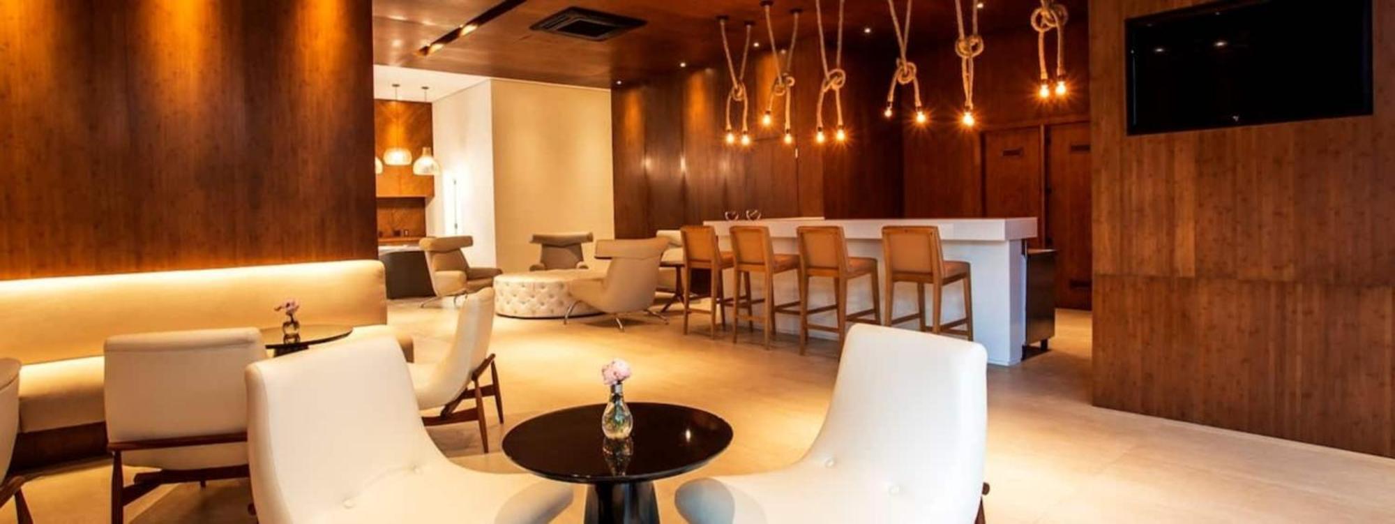 Apto Top Com Vista Pro Mar Em Condominio Completo Em Frente A Praia! Сантос Екстериор снимка